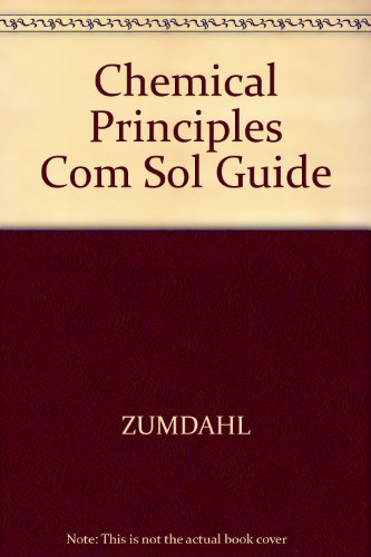 Stock image for Chemical Principles Com Sol Guide for sale by Bahamut Media