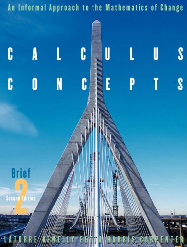 Stock image for Calculus Concepts: An Informal Approach to the Mathematics of Change, Brief Second Edition for sale by Ergodebooks