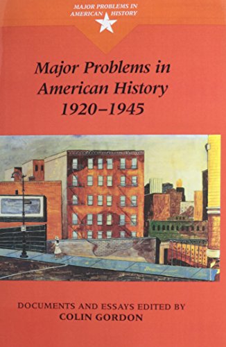 9780618126200: Major Problems in the Gilded Age and the Progressive Era: Documents and Essays