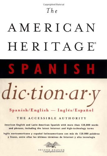 Stock image for The American Heritage Spanish Dictionary: Spanish/English, Ingles/Espanol for sale by ThriftBooks-Dallas