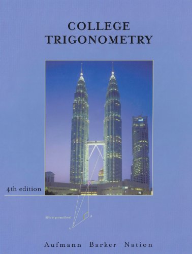 Imagen de archivo de College Trigonometry a la venta por Better World Books