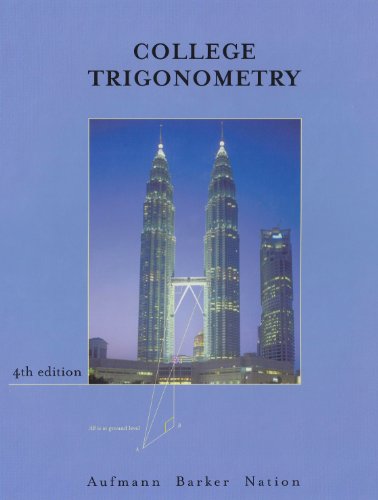 Stock image for College Trigonometry for sale by Better World Books