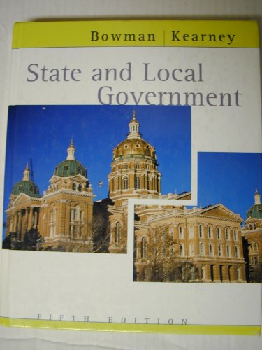 Imagen de archivo de State and Local Government a la venta por Better World Books