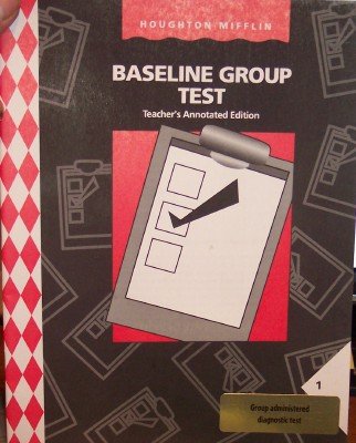 Stock image for Baseline Group Test, Group Administered Diagnostic Test (Teacher's Annotated Edition (INVITATIONS TO LITERACY), Grade 1) for sale by Nationwide_Text