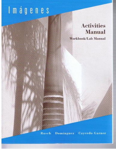 Imagen de archivo de Imagenes Activities Manual (Spanish Edition) a la venta por BooksRun