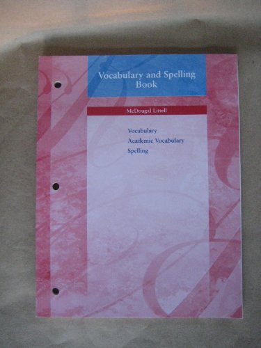 Beispielbild fr The Language of Literature - Vocabulary and Spelling Book - Grade 7 zum Verkauf von Wonder Book