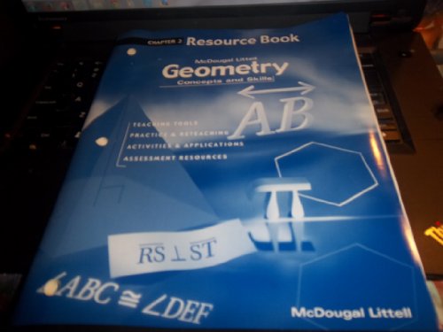 Stock image for Resource Book, Chapter 2, Concepts and Skills (Geometry Concepts and Skills) for sale by Discover Books