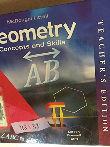 Imagen de archivo de Geometry Concepts And Skills, Teacher Edition ; 9780618140510 ; 0618140514 a la venta por APlus Textbooks