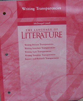 The Language Of Literature Writing Transparencies Grade 7 (9780618146734) by McDougal Littell