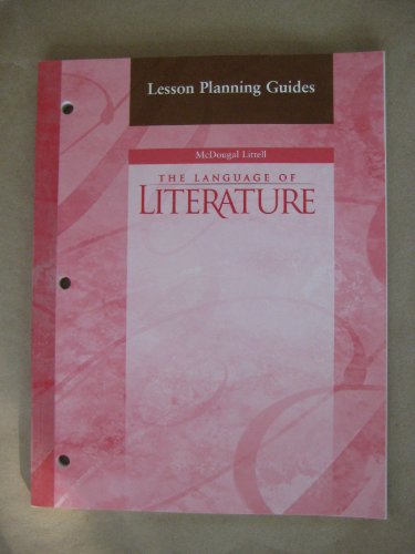 Beispielbild fr The Language Of Literature, Grade 7: Lesson Planning Guides (2002 Copyright) zum Verkauf von ~Bookworksonline~