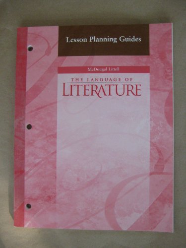 Stock image for The Language Of Literature, Grade 7: Lesson Planning Guides (2002 Copyright) for sale by ~Bookworksonline~