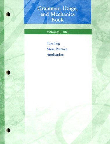 Immagine dell'editore per Grammar, Usage, and Mechanics Book Grade 8 : Teaching More Practice Application venduto da Better World Books