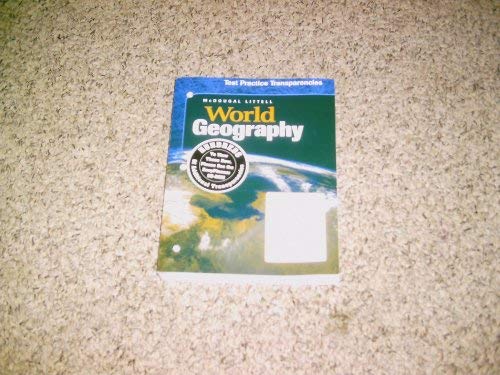 Stock image for McDougal Littell World Geography: Test Practice Transparencies Grades 9-12 for sale by Books Unplugged