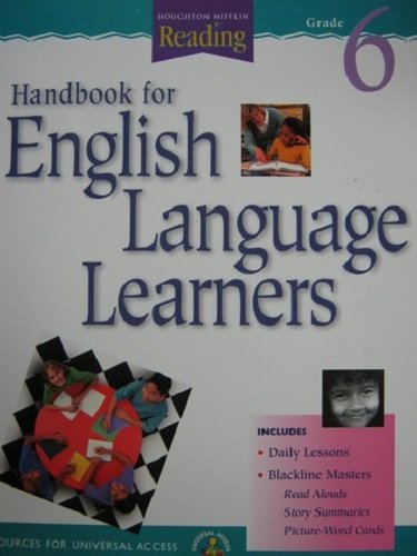 Stock image for Houghton Mifflin Reading: The Nation's Choice: Teacher Handbook for English Language Learners Grade 6 for sale by Kell's Books