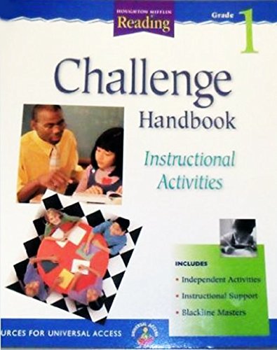 Stock image for Houghton Mifflin Reading: The Nation's Choice: Challenge Handbook Grade 1 for sale by HPB Inc.