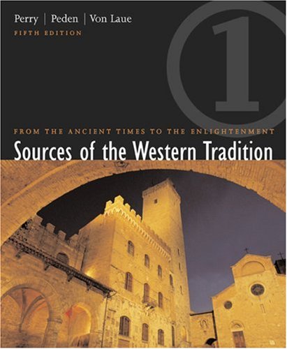 9780618162277: Sources of the Western Tradition: From the Ancient Times to the Enlightenment, Volume 1