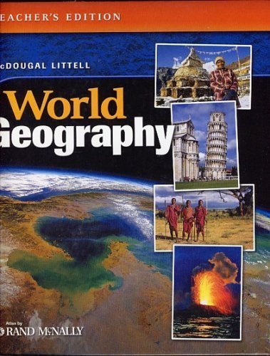 Stock image for McDougal Littell World Geography: Teacher Edition Grades 9-12 2003 for sale by Barnes & Nooyen Books