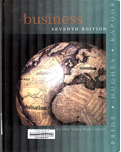 Stock image for Business, Seventh Edition, Custom Publication for sale by Anderson Book