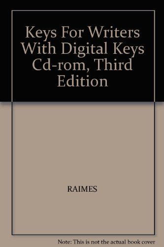 Keys for Writers with Digital Keys CD-Rom, Third Edition (9780618167227) by Ann Raimes