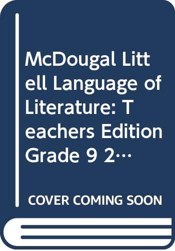 Stock image for McDougal Littell Language of Literature: Teachers Edition Grade 9 2002 for sale by ThriftBooks-Atlanta