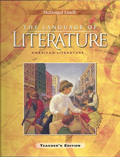 Imagen de archivo de McDougal Littell Language of Literature: Teachers Edition Grade 11 2002 a la venta por ThriftBooks-Dallas