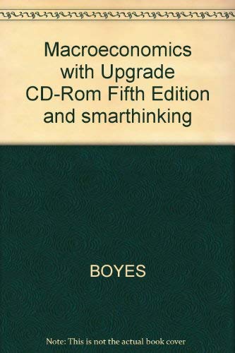 Beispielbild fr Macroeconomics with Upgrade CD-ROM, Fifth Edition and Smarthinking zum Verkauf von Better World Books