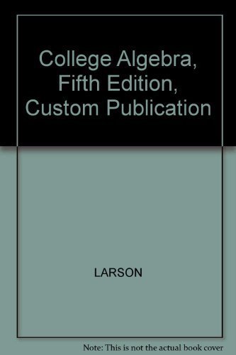 9780618174577: College Algebra, Fifth Edition