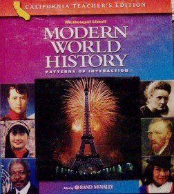 Imagen de archivo de McDougal Littell California Teacher's Edition, Modern World History (Patterns of Interaction) a la venta por Booksavers of MD