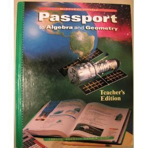 Stock image for Passport to Algebra and Geometry Teacher's Edition (2002) for sale by Your Online Bookstore