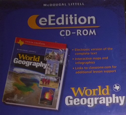 Beispielbild für World Geography, Grades 9-12 e-Edition: McDougal Littell World Geography Texas zum Verkauf von medimops