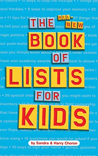 Stock image for The All-New Book of Lists for Kids for sale by Better World Books