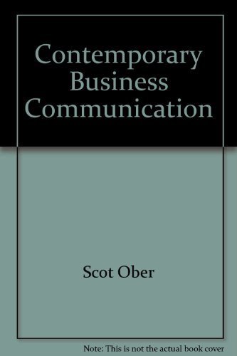 Beispielbild fr Contemporary Business Communication: Fifth Instructor's Annotated Edition zum Verkauf von Wonder Book