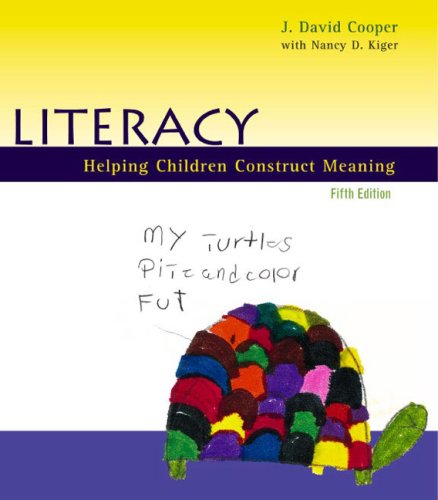 Imagen de archivo de Literacy : Helping Children Construct Meaning a la venta por Better World Books: West