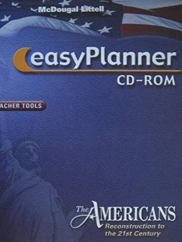 9780618193103: Reconstruction to the 21st Century Grades 9-12: Easyplanner Cd-rom (The Americans)