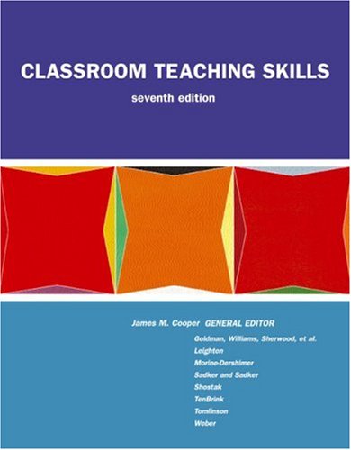 Beispielbild fr Classroom Teaching Skills zum Verkauf von Wonder Book