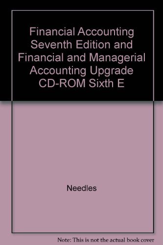 9780618193516: Financial & Managerial Accounting, Seventh Edition and Financial by Warren, Reeve, and Fess