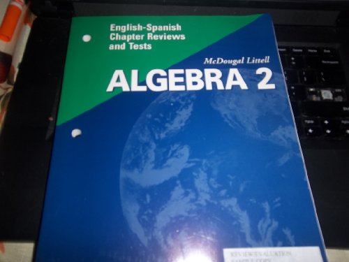 Stock image for McDougal Littell High School Math Florida: English Spanish Chapter Reviews and Tests Algebra 2 for sale by ThriftBooks-Atlanta