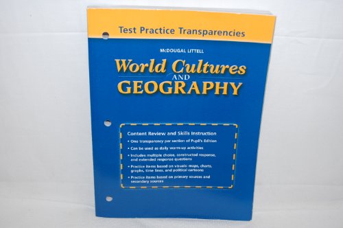 Stock image for Test Practice Transparencies (World Cultures and Geography) [Paperback] by for sale by Nationwide_Text