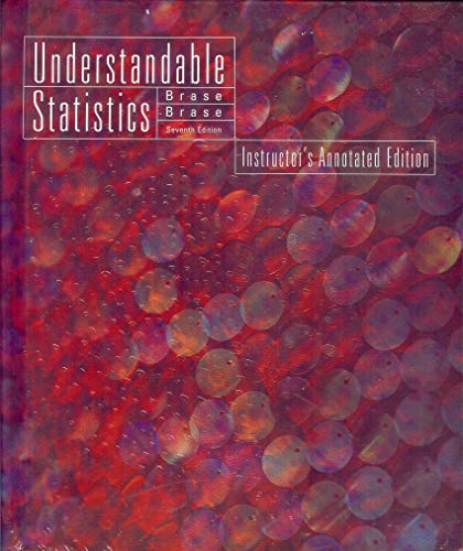 Beispielbild fr Understandable Statistics Concepts And Methods ; 9780618205554 ; 0618205551 zum Verkauf von APlus Textbooks