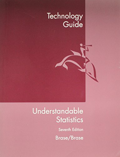 Imagen de archivo de Technical Guide for Brase/Brase's Understandable Statistics, 7th a la venta por Nationwide_Text