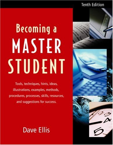 Beispielbild fr Becoming a Master Student zum Verkauf von Better World Books