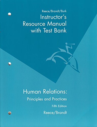 Stock image for Instructors Resource Manual With Test Bank for sale by Colorado's Used Book Store