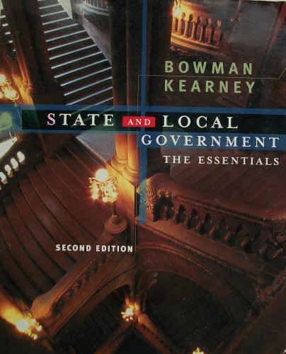 Stock image for State and Local Government for sale by Better World Books