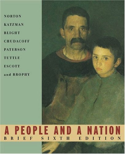 Beispielbild fr A PEOPLE AND A NATION : A BRIEF HISTORY OF THE US : BRIEF EDITION zum Verkauf von LiLi - La Libert des Livres