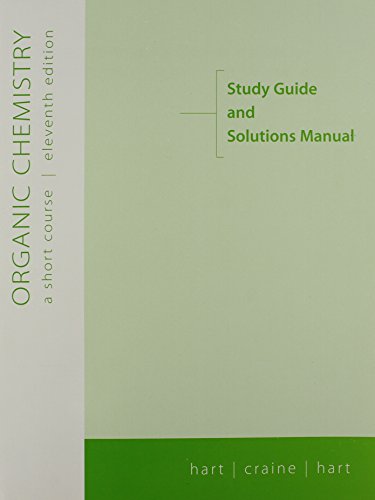 Stock image for Organic Chemistry: A Short Course, 11th Edition (Study Guide and Solutions Manual) for sale by BooksRun