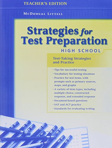 Stock image for Strategies for Test Preparation: High School for sale by Nationwide_Text