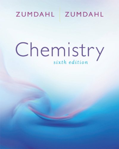 Interactive Course Guide for Zumdahl/Zumdahlâ€™s Chemistry, 6th (9780618221608) by Zumdahl, Steven S.; Zumdahl, Susan A.