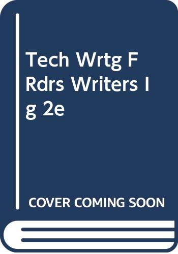 9780618221745: Tech Wrtg F Rdrs Writers Ig 2e