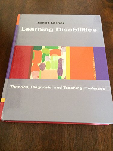 9780618224050: Learning Disabilities: Theories, Diagnosis and Teaching