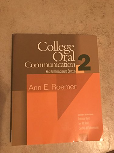 Beispielbild fr College Oral Communication zum Verkauf von Better World Books